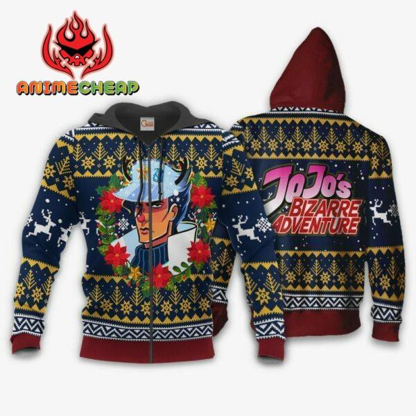 Jotaro Kujo Ugly Christmas Sweater jj's Anime Xmas Hoodie 2