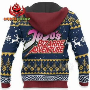 Jotaro Kujo Ugly Christmas Sweater jj's Anime Xmas Hoodie 8