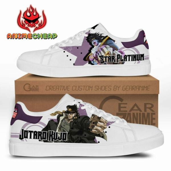 Jotaro Kujoh Skate Shoes Custom Anime Jojo's Bizarre Adventure Shoes 1