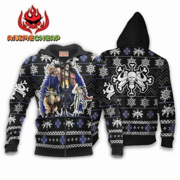 Kaido Beast Pirates Ugly Christmas Sweater Custom Anime One Piece XS12 2