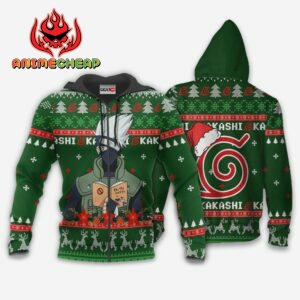 Kakashi Ugly Christmas Sweater Custom Naruto Anime XS12 6