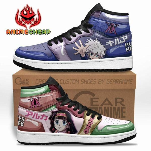 Killua and Alluka Zoldyck Shoes Custom Hunter X Hunter Anime Sneakers 1