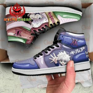 Killua and Alluka Zoldyck Shoes Custom Hunter X Hunter Anime Sneakers 5