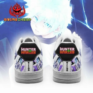 Killua Shoes Custom Hunter X Hunter Anime Sneakers Fan PT05 5