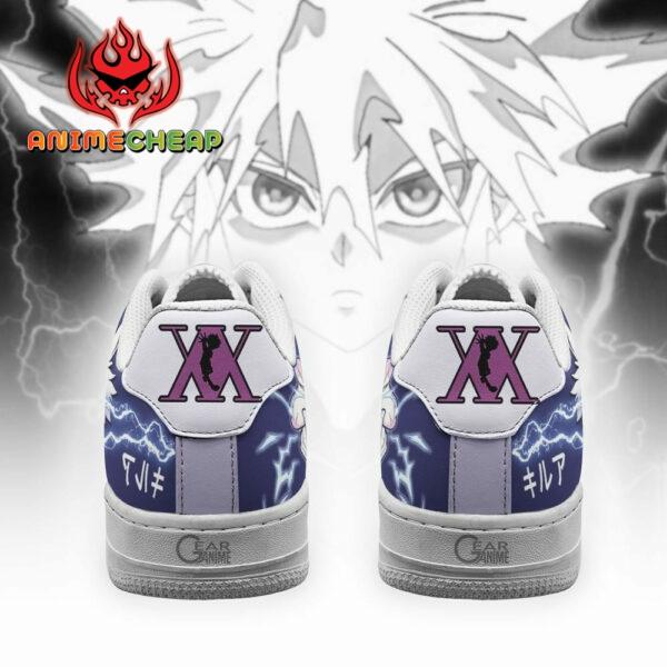 Killua Zoldyck Air Shoes Custom Hunter X Hunter Anime Sneakers 4
