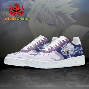 Killua Zoldyck Air Shoes Custom Hunter X Hunter Anime Sneakers 6