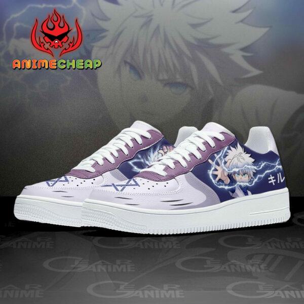 Killua Zoldyck Air Shoes Custom Hunter X Hunter Anime Sneakers 3
