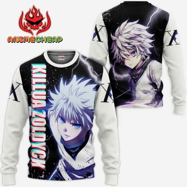 Killua Zoldyck Hoodie HxH Anime Jacket Shirt 2