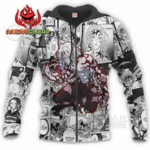 Kimetsu Anime Mix Manga Hoodie Shirt Muzan Kibutsuji Jacket 15