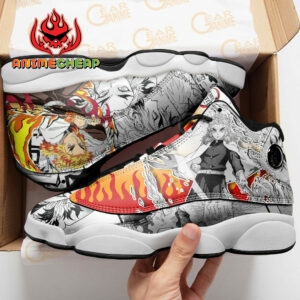 Kyojuro Rengoku JD13 Shoes Demon Slayer Custom Anime Sneakers 7