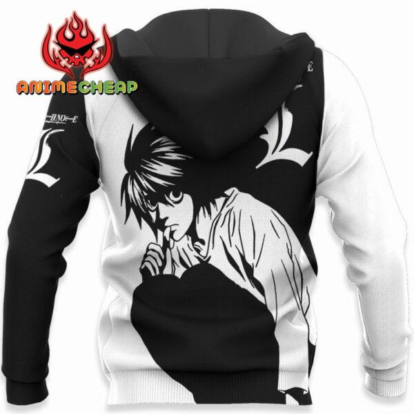 L Lawliet Hoodie Custom Shirt Anime Zip Jacket 5