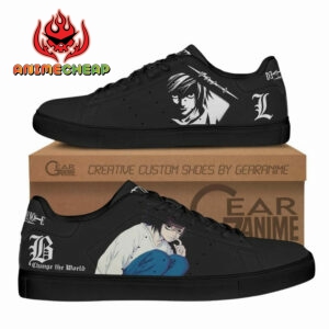 L Lawliet Shoes Death Note Custom Anime Sneakers SK11 9