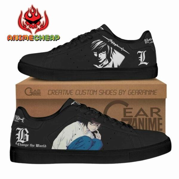 L Lawliet Shoes Death Note Custom Anime Sneakers SK11 5