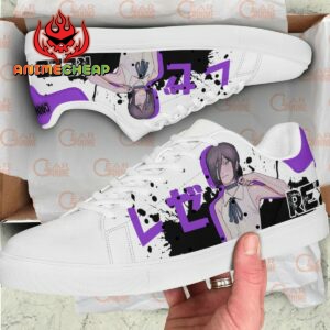Lady Reze Skate Shoes Custom Chainsaw Man Anime Sneakers 5