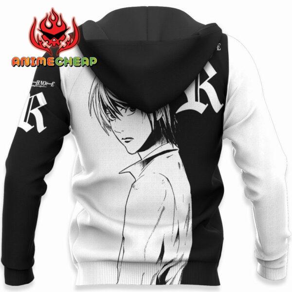 Light Yagami Hoodie Custom Shirt Anime Zip Jacket 5