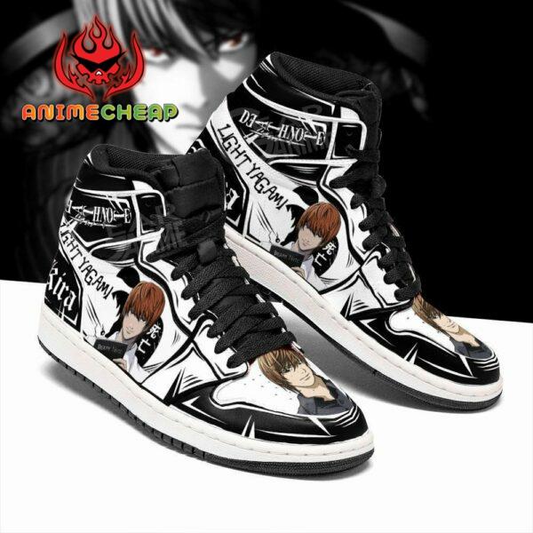 Light Yagami Shoes Custom Death Note Anime Sneakers Fan MN05 2