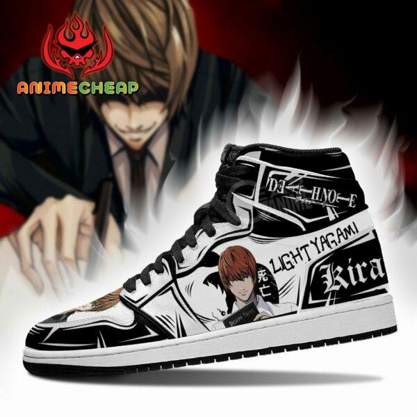 Light Yagami Shoes Custom Death Note Anime Sneakers Fan MN05 3