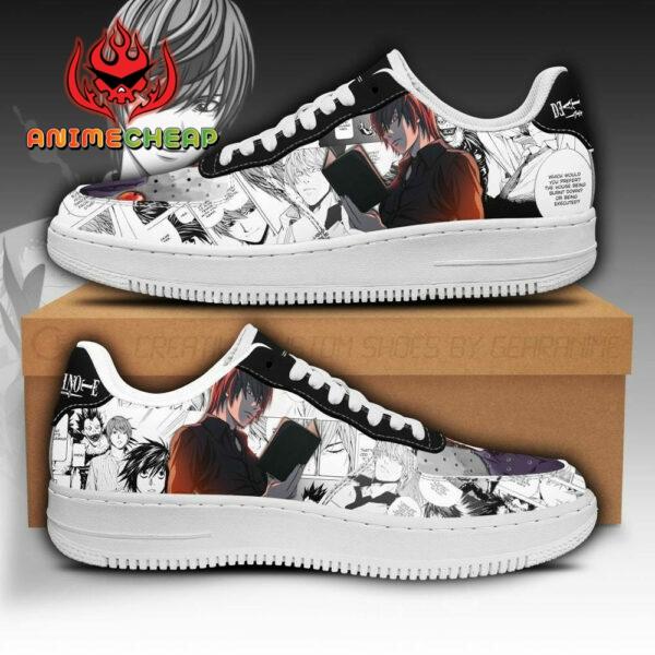 Light Yagami Shoes Death Note Anime Sneakers Fan Gift Idea PT06 1