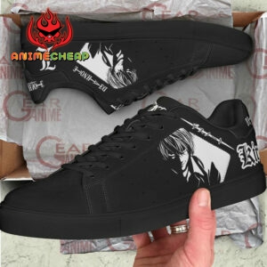Light Yagami Skate Shoes Death Note Custom Anime Sneakers SK11 5