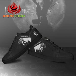 Light Yagami Skate Shoes Death Note Custom Anime Sneakers SK11 6