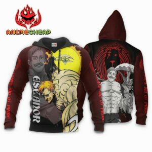 Lion's Sin of Pride Escanor Hoodie Seven Deadly Sins Anime Shirt 8