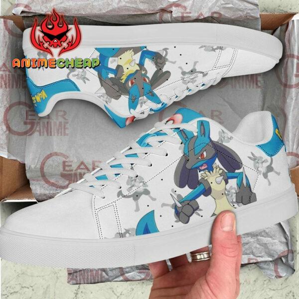 Lucario Skate Shoes Pokemon Custom Anime Sneakers SK11 2