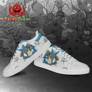 Lucario Skate Shoes Pokemon Custom Anime Sneakers SK11 6