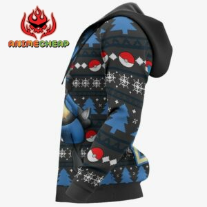 Lucario Ugly Christmas Sweater Custom Anime Pokemon XS12 9