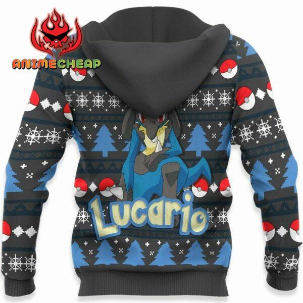 Lucario Ugly Christmas Sweater Custom Anime Pokemon XS12 4