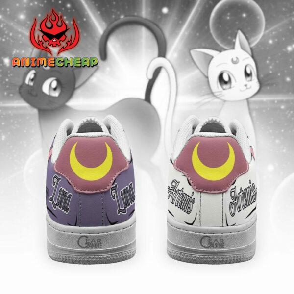 Luna and Artemis Air Shoes Custom Sailor Anime Sneakers 3