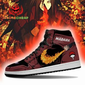 Madara Sneakers Jutsu Fire Release Shoes Anime Shoes 6
