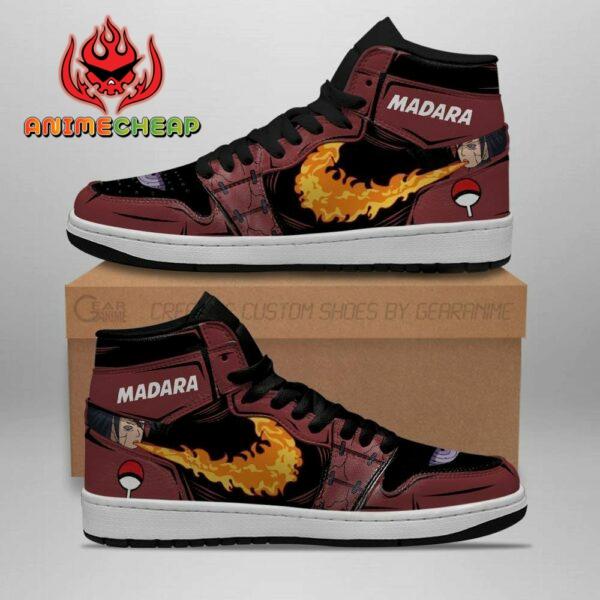 Madara Sneakers Jutsu Fire Release Shoes Anime Shoes 2