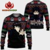 Megumi Fushiguro Ugly Christmas Sweater Custom Anime Jujutsu Kaisen XS12 10