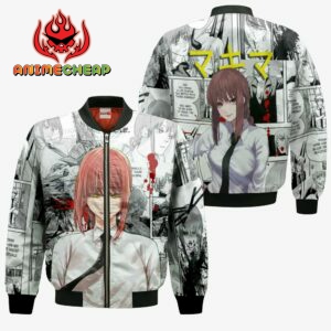Mikima Hoodie Custom Manga Style Chainsaw Man Anime Jacket Shirt 9