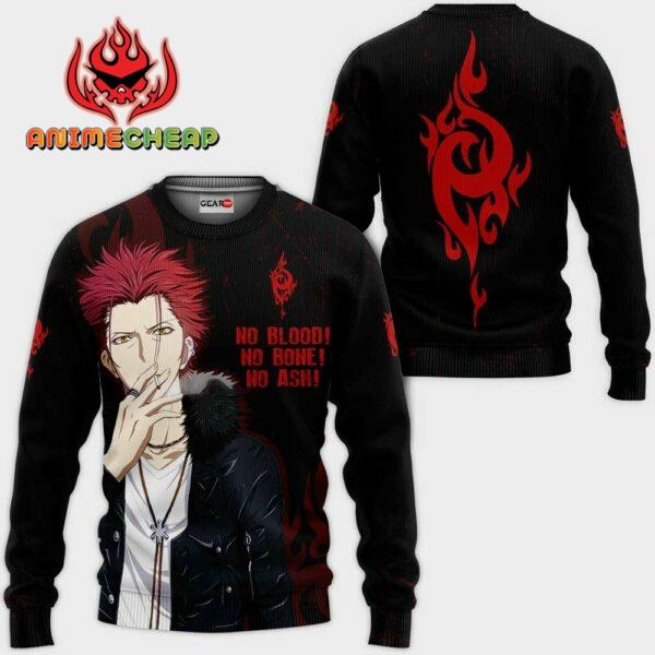 Mikoto Suoh Hoodie Homra Red Clan Custom K Project Merch 2
