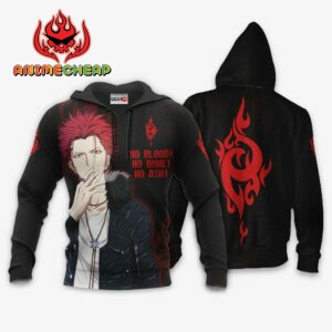 Mikoto Suoh Hoodie Homra Red Clan Custom K Project Merch 8
