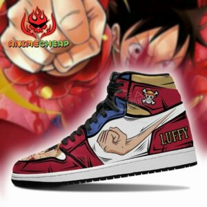 Monkey D Luffy Shoes Gomu Gomu Custom Anime One Piece Sneakers 5