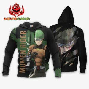 Mumen Rider Hoodie Custom OPM Anime Merch Clothes 8