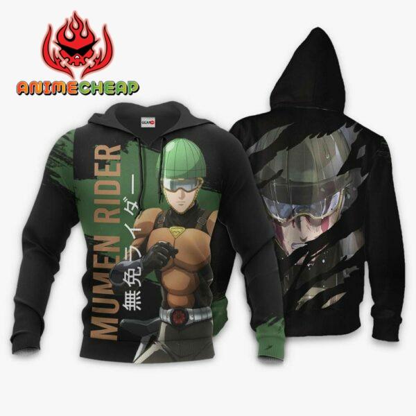 Mumen Rider Hoodie Custom OPM Anime Merch Clothes 3