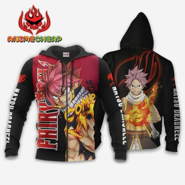 Natsu Dragneel Hoodie Fairy Tail Anime Merch Clothes 1