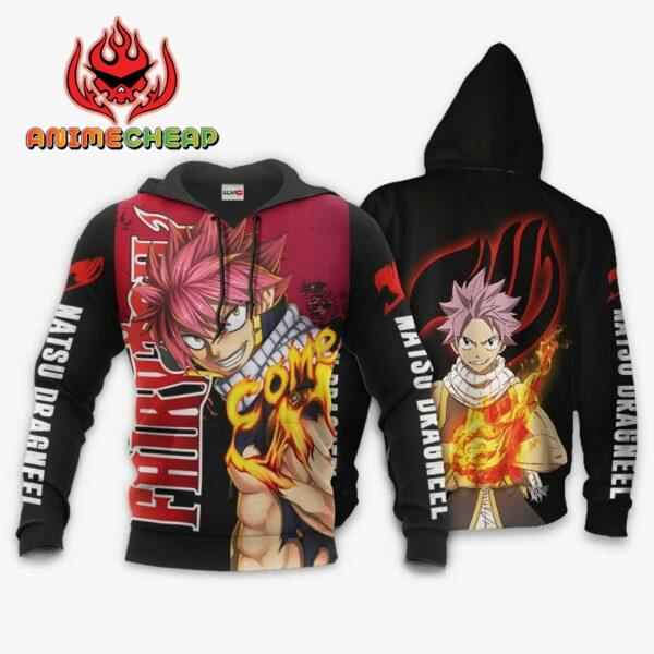 Natsu Dragneel Hoodie Fairy Tail Anime Merch Clothes 3