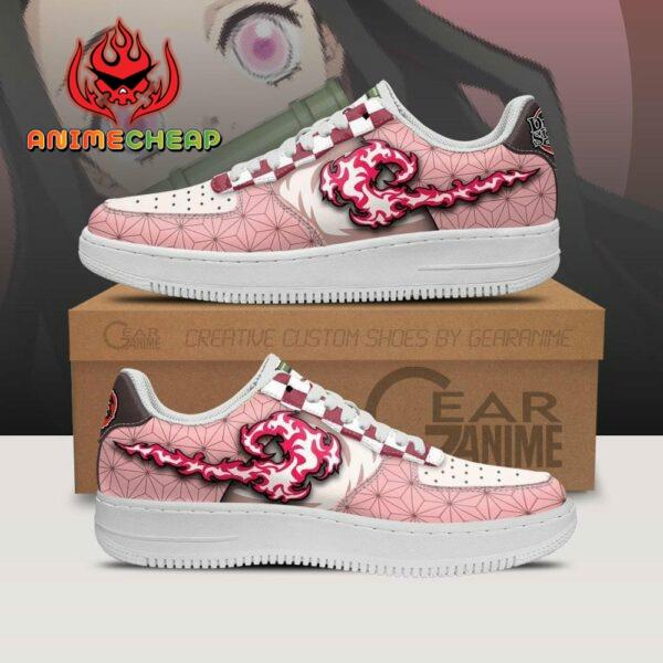 Nezuko Blood Demon Arts Air Shoes Custom Anime Demon Slayer Sneakers 1