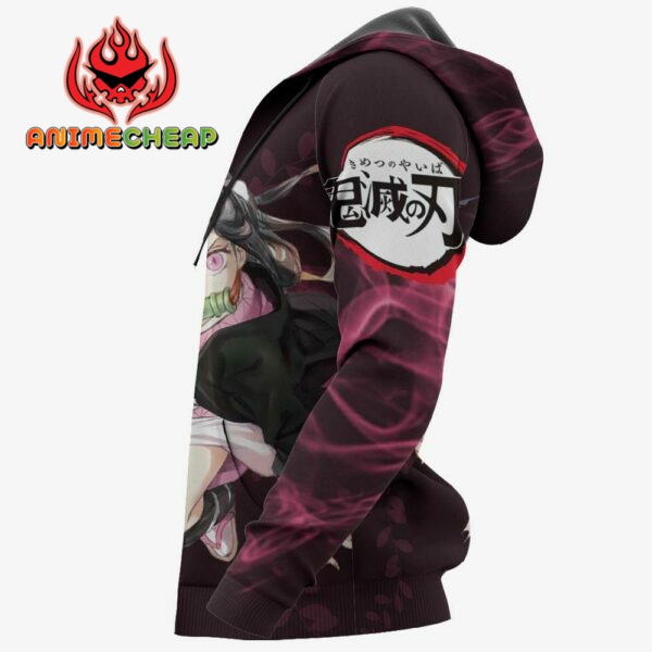 Nezuko Hoodie Custom Fighting Kimetsu Anime Shirts 6