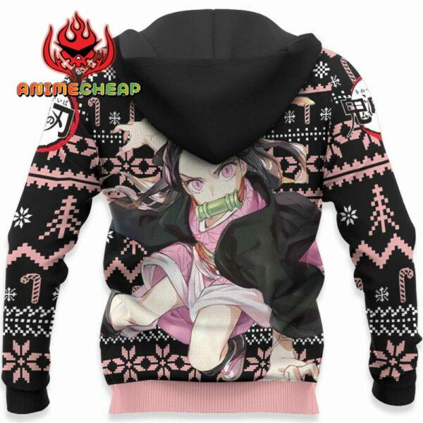 Nezuko Ugly Christmas Sweater Custom Anime Kimetsu XS12 4