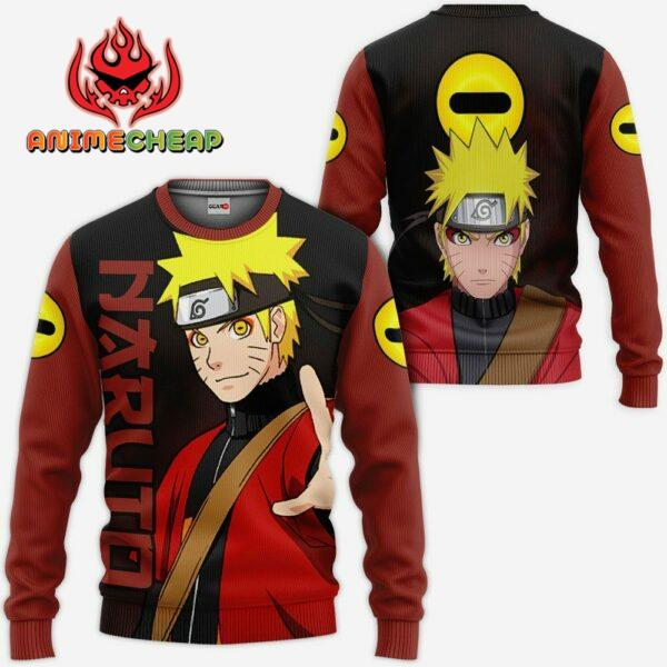 Naruto Sage Hoodie Shirt Naruto Anime Zip Jacket 2