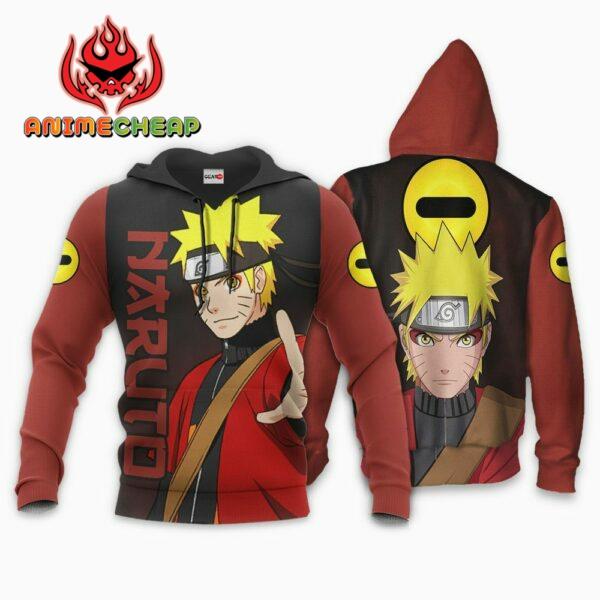 Naruto Sage Hoodie Shirt Naruto Anime Zip Jacket 3