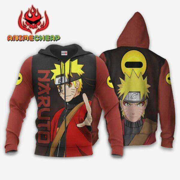 Naruto Sage Hoodie Shirt Naruto Anime Zip Jacket 1
