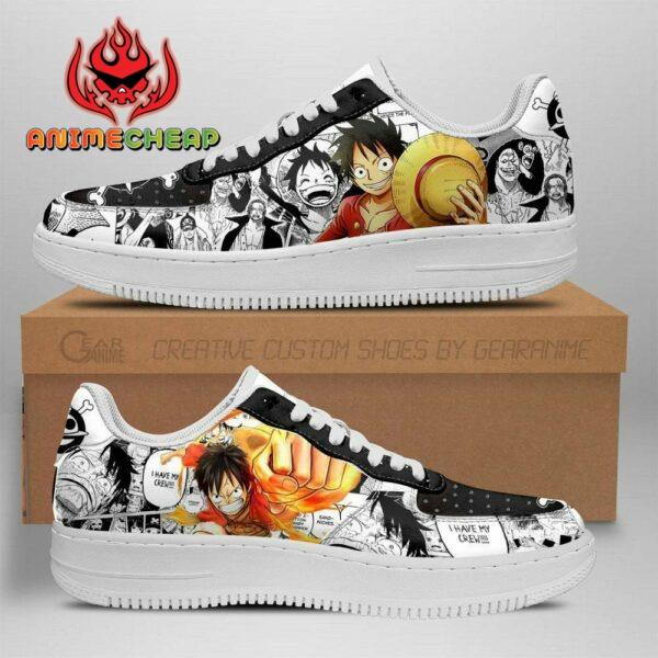 One Piece Air Shoes Custom Manga Mixed Anime Sneakers 1