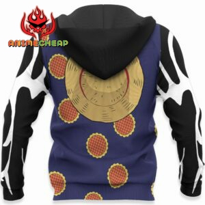 One Piece Luffy Gear 4 Hoodie Shirt Anime Zip Jacket 10
