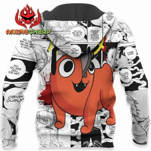 Pochita Hoodie Custom Manga Style Chainsaw Man Anime Jacket Shirt 5